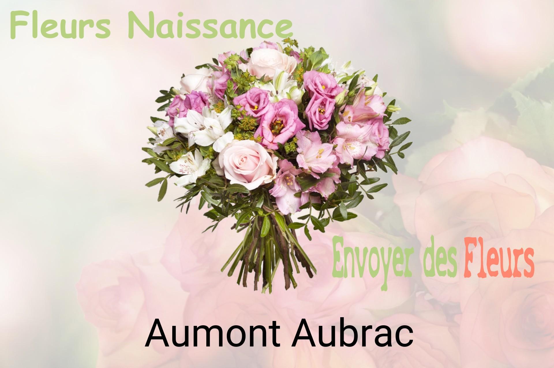 Bouquet de fleurs de naissance livré à Aumont-Aubrac